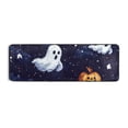 thumbnail image 2 of Pixel Ghosts Pumpkins Runner Rug Non Slip 72×24 in Ares Rugs for Bedroom Bathroom Living Room, 2 of 7
