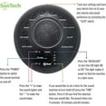 thumbnail image 3 of SonTech White Noise Sound Machine, 10 Natural Soothing Soundtracks, Home, Office, Travel, Baby, Multiple Timer Settings, Battery, Adapter Charging Options, 3 of 7