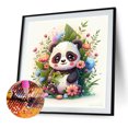 thumbnail image 2 of Cuadros Decorativos 5D DIY Full Round Drill Diamond Painting Panda Kit Decoración del hogar Art Craft(4) Wdftyju de costura negro 4 estilos, 2 of 9
