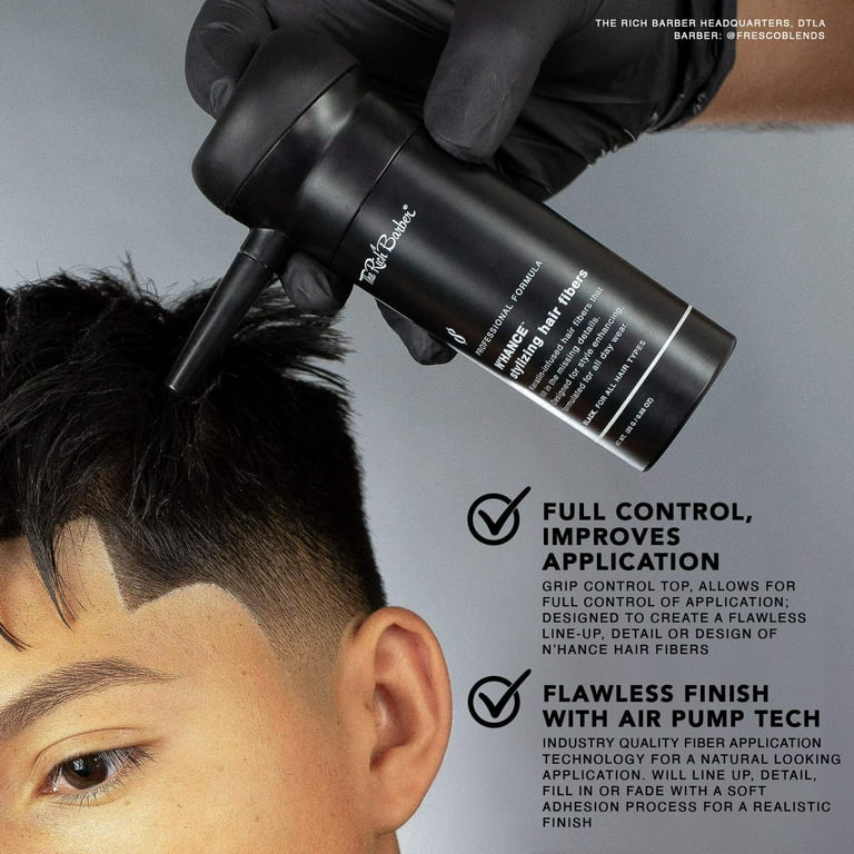 The Rich Barber® N'Hance Hair Fibers Professional Applicator, Hair Fiber  Applicator Pump