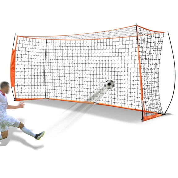 SUNNYOUTDOOR 12X6FT Soccer Goal Portable Soccer Goals for Backyard with Carry Bag, Youth and Adult Training Equipment