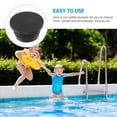 thumbnail image 6 of KALLORY Rubber Swimming Pool Ladder Bumpers Black 2Pcs 2.36x2.36x1.26in, 6 of 10