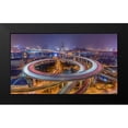 thumbnail image 2 of Chen, Barry 24x15 Black Modern Framed Museum Art Print Titled - The Nanpu Bridge, 2 of 5