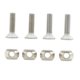 thumbnail image 3 of 4 Tornillos y Placa Kusrkot de Tabla de Surf Metal Acero Inoxidable M8, 3 of 8