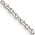 thumbnail image 1 of Sterling Silver 2.5mm Diamond-Cut Cable Chain (26 X 2.5) Made In Italy qhc045-26, 1 of 5