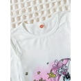 thumbnail image 4 of Toddler Girls 2-piece Pajama Sets Cartoon Unicorn Pattern Long Sleeve Top & Matching, 4 of 8