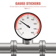 thumbnail image 4 of MOVTOTOP 5 Sheets Pressure Gauge Stickers Pressure Gauge Identification Labels Adhesive Pressure Gauge Decals, 4 of 8