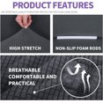 thumbnail image 2 of Housse de Canapé Super Extensible pour Salon en Spandex (Gris Foncé, TG Canapé), 2 of 7