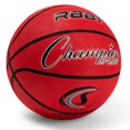 thumbnail image 2 of Basketball Champion Sports Rubber oficial, talla 7, roja, 2 of 5