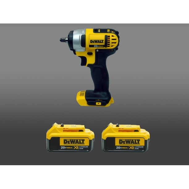 Dewalt DCF883B 20V 3/8 In Impact Wrench w/ 2 Pack DCB204 20V 4.0AH
