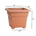 thumbnail image 2 of Root & Vessel Countryside Tub Planter, Terra, 14", 2 of 4