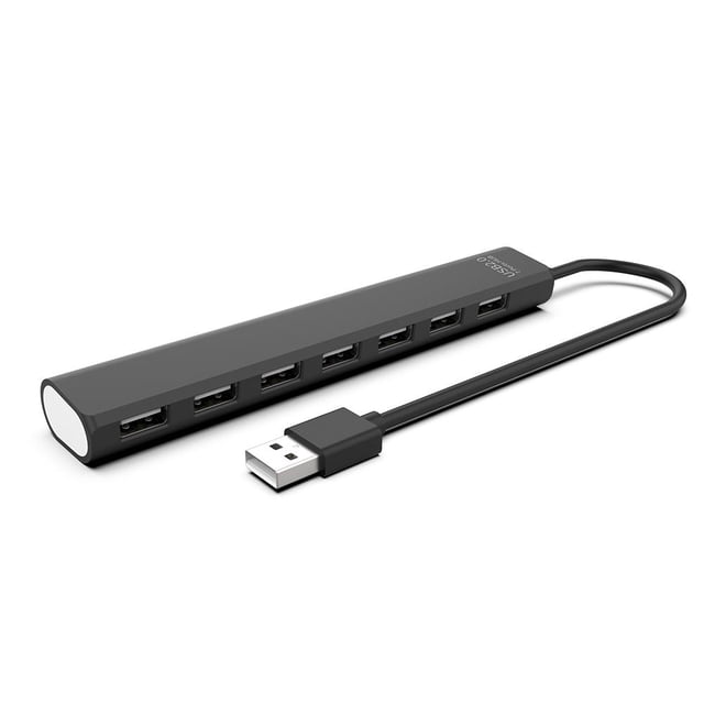 USB 2.0 HUB Dock Adapter Multi USB Splitter 5Gbps 7 puertos USB Expander