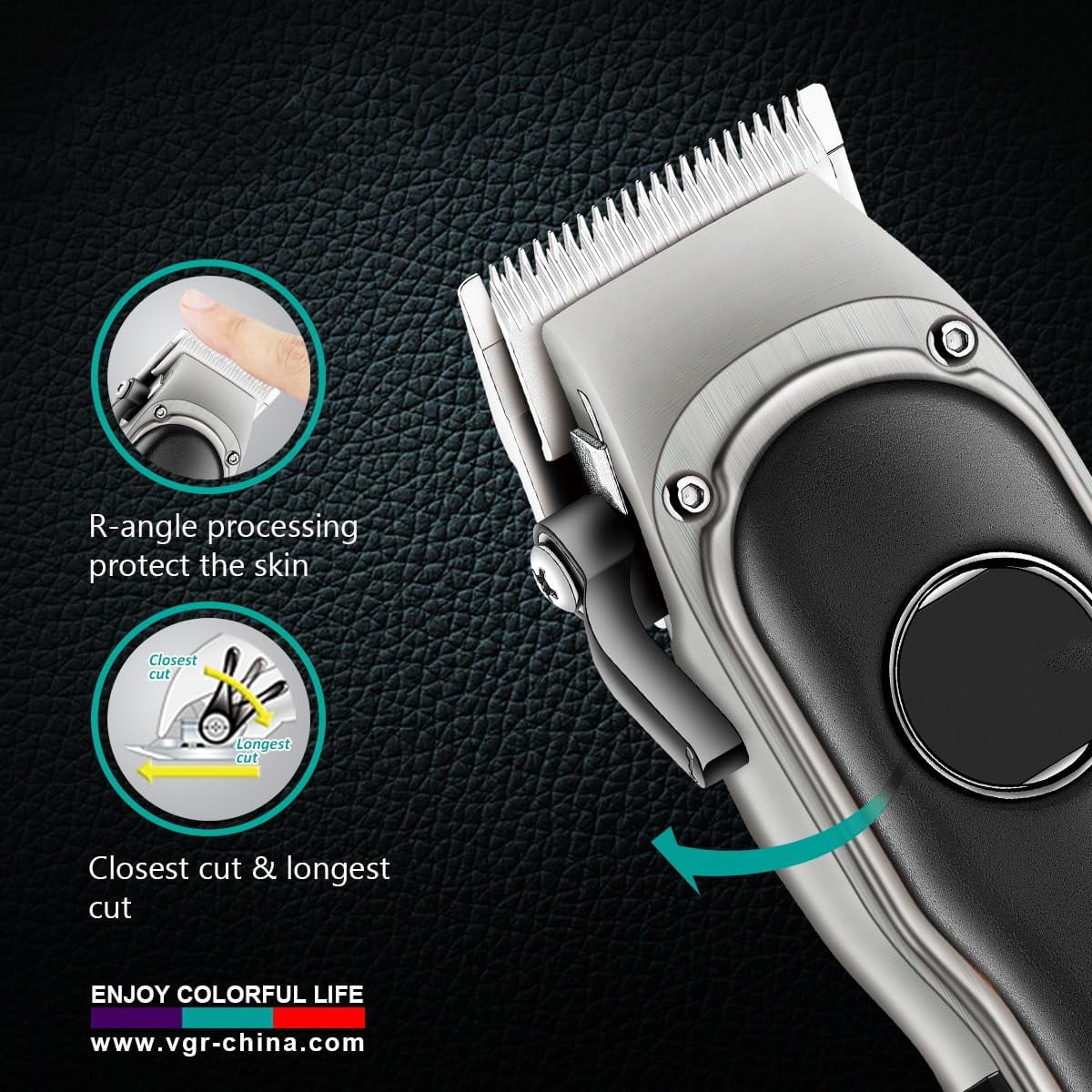 Hair Clippers Hair Trimmer Adjustable Hair Clipper Barber Cordless Hair Cutting Machine Haircut Digital Display Trimmer For Men(Orange with box)