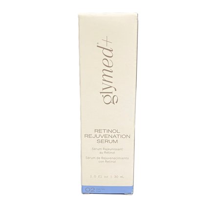 GlyMed Plus Retinol Rejuvenation Serum 1 oz 5% Retinol Reduce fine lines wrinkles acne and hyperpigmentation