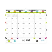 Blue Sky 21-22 Teacher Dots 15" x 12" Wall Calendar