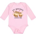 thumbnail image 3 of Inktastic My Grandma Loves Me with Cute Squirrels in Autumn Boys or Girls Long Sleeve Baby Bodysuit, 3 of 5