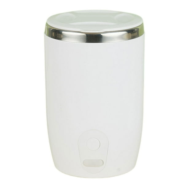 Taza mezcladora magnética automática, giratoria, con agitación automática, para café, mezcladora eléctrica blanco