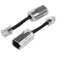 thumbnail image 5 of Telephone Cord Detangler, 2 Pack Black Coiled Telephone Handset Cord / 1.1 Ft Coiled 2 Pack Black Extended Rotatable Telephone Phone Cord Detangler Landline Telephone Accessory, 5 of 5