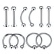 thumbnail image 2 of Piercing de cuerpo Sunnimix 10Pcs 16g 10mm 8mm, 2 of 8