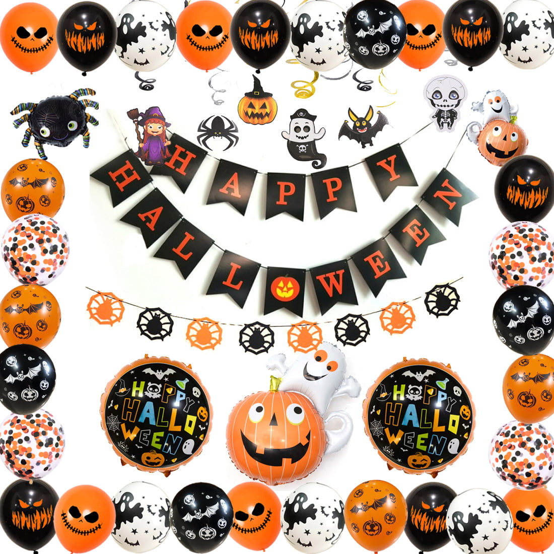Happy Halloween Party Decorations, Birthday Party Supplies ...