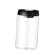 thumbnail image 1 of Contenedores de alimentos al vacío, contenedores de alimentos con tapas herméticas, organizadores de cocina Negro 1200ml, 1 of 9
