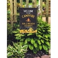 thumbnail image 3 of Printtoo Dark Grey Welcome To Our Campfire Campsite 12.5x18 Inches Double SidedFlagsDouble Sided CampFlagCampsiteFlagPersonalized Camping Flags, 3 of 4