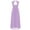 Lavender, variant on Aislor Big Girls Junior Chiffon Lace Wedding Bridesmaid Ball Gown Ruffle Hem Flower Girls Dress