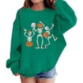 thumbnail image 7 of Mercatoo Halloween Pullover for Boys Girls Crewneck Long Sleeve Pumpkin Graphic Sweatshirt Printed Casual Tops, 7 of 7