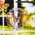 thumbnail image 5 of Butterfly Wind Spinner Novel Butterfly Gifts for Women   Wind Spinner Butterfly Decor  Bird Wind Chimes Butterfly House Yard Art Garden Decor (Butterfly-B), 5 of 6