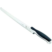 Mercer Culinary Millennia 10 Steel Wavy Edge Bread Knife, White Handle