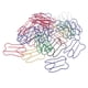 thumbnail image 1 of 30pcs Clips de Papel en apariencia de Diente de Metal Clips de Nota de 1.46 X 0.87 Pulgadas, 1 of 7