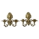 thumbnail image 1 of Candelabros de hierro decorativos nórdicos montados en la pared Juego de portavelas vintage para Oro, 1 of 9