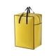 thumbnail image 2 of Bolsa organizadora de gran capacidad para guardar colchas | Plástico amarillo no tejido, plegable, para ropa de cama y mantas, con asas reforzadas y cremallera bidireccional, tallas S/M/L para, 2 of 6