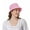 Pink, variant on Unisex Cotton Twill Bucket Sun Hat for Men Women Summer Outdoor UV Sun Cap-Pink