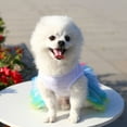 thumbnail image 5 of Visland Pet Dress Eye-catching Breathable Cotton Pretty Bow Knot Dog Skirt for Summer, 5 of 8