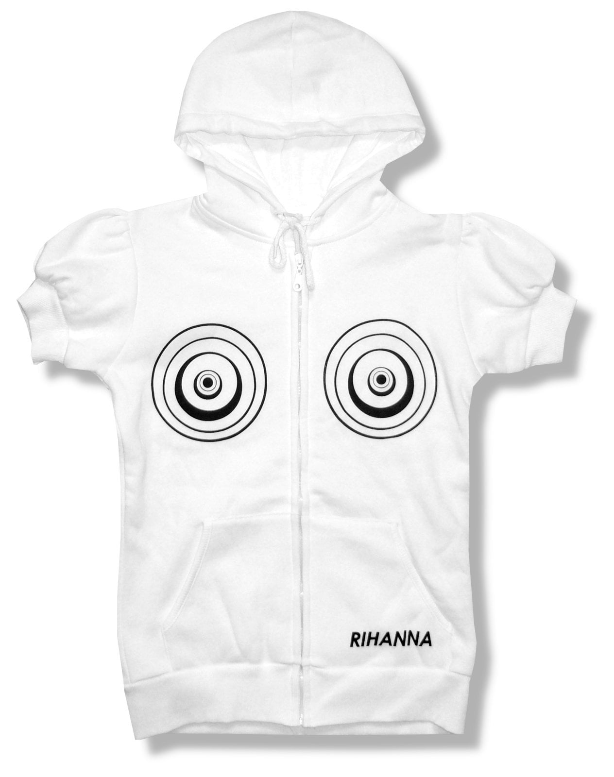 girls white hooded sweatshirt