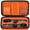 Orange, variant on Wireless Microphone Case Compatible with JBL Wireless Two Microphone System, Handheld Storage Box for Singing or Karaoke-Orange (Box Only)