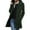 Green, variant on Women Coat Ladies Thick Woolen Mid Length Quality Overcoats Fall Winter Coats for Women