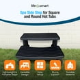 thumbnail image 2 of Lifesmart Hot Tub Spa Side Step for Square and Round Hot Tubs, 31" x 16", Black, 2 of 9