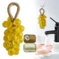 thumbnail image 1 of Grape Soap, Grape Shaped Soap, Handcrafted Grapes Soap on a Ropes, Cold-Process Soaps for Hand Washing, Air Freshening, or Decoration, 1 Pcs, 5.11x2.55", 1 of 5