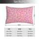 thumbnail image 2 of Fotbe Pink Donut Funda de Almohada Decorativa Estilo Occidental, Lujo en Algodón, Fundas para Almohadas King, Cojín Estampado para Decoración del Hogar-14"x20", 2 of 6