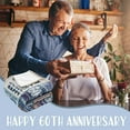thumbnail image 3 of XZYG Couple Blankets for Wife Husband Mom and Dad 60th Wedding Anniversary Gift(40*50inch), 3 of 7