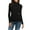 Black, variant on Spring Tops for Women Womens Tops Fall Clothes New Trendy Womens Solid Color TurtleNeck Long Sleeve Knitting Tshirt Slim Blouse Tops Black S