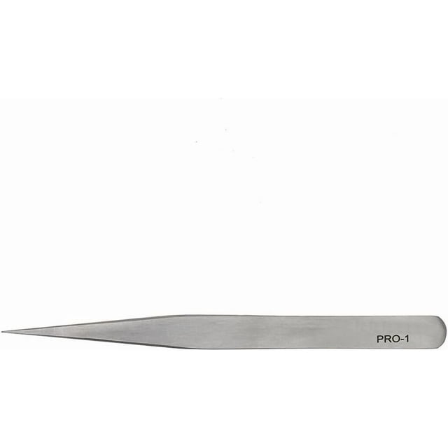 Pince à Cils Professionnelle Outil d'Application de Faux Cils Volume / Pinces Multi-Formes & Usages pour Volume, Isolation & Cils Classiques (1 - Pointe Droite / Classique)