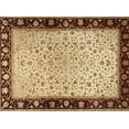 thumbnail image 1 of Ahgly Company Machine Washable Indoor Rectangle Traditional Saddle Brown Area Rugs, 4' x 6', 1 of 7