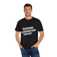 thumbnail image 4 of Humorous Exterior Illumination Expert Puns Gift | Funny Light Decorators Party Gag Men Women Unisex Garment-Dyed T-shirt, 4 of 4