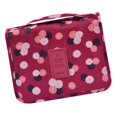 thumbnail image 1 of Bolsa de almacenamiento Macarena Multifuncional Con Cremallera Para Viajes Cosmética Unisex Vino rojo flores, 1 of 6