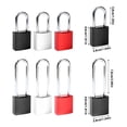 thumbnail image 3 of Dsscvnef Locks With Keys [Aluminum Lock ] Locker Lock Lock Outdoors Padlock With 2 Keys Locks for School Gym Locker Garage Fence, 3 of 4