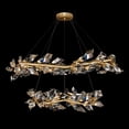 thumbnail image 3 of Fine Art Handcrafted Lighting 909140 Foret 20 Light 55" Wide Crystal Chandelier - Gold, 3 of 3