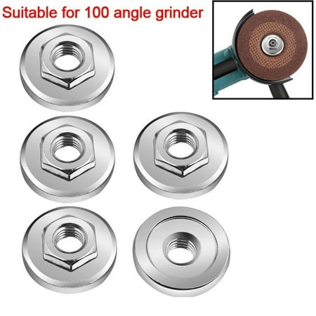 

5PCS Hex Nut Tools Replacement For Angle Grinder Chuck Locking Plate Quick Clamp